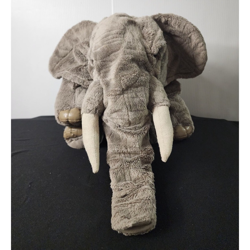 Folkmanis Puppet 25" Elephant Large Full Body Elephant Hand Puppet Plush Trunk